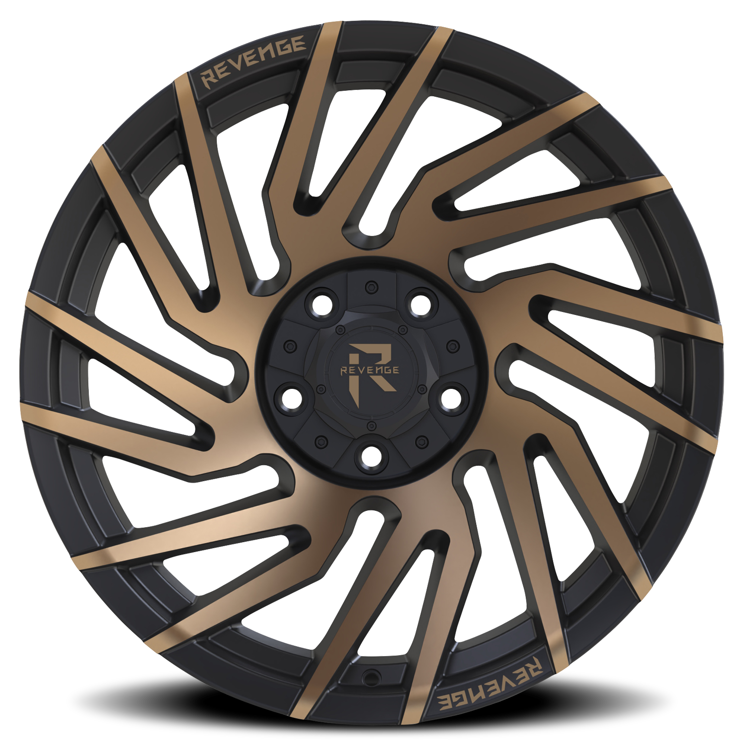 REVENGE OFFROAD RV207 22X10 -19 5X127/5X139.7 SATIN BRONZE BRONZE MACHINED-DOUBLE DARK TINT