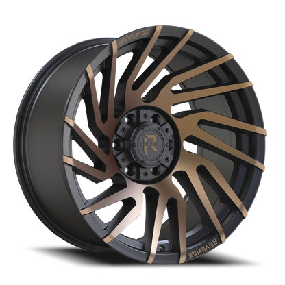 REVENGE OFFROAD RV207 20X9 0 6X135/6X139.7 SATIN BRONZE BRONZE MACHINED-DOUBLE DARK TINT