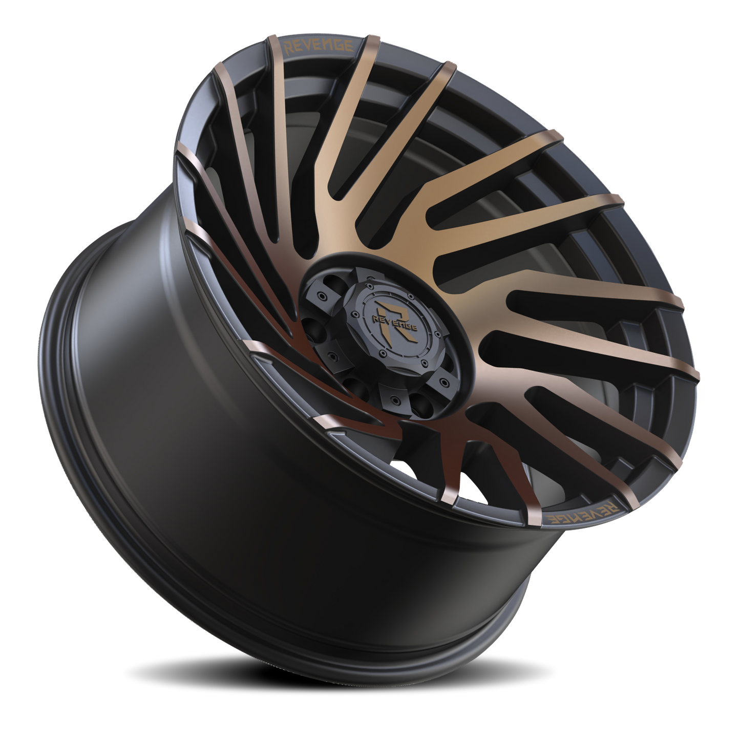 REVENGE OFFROAD RV207 20X10 -19 6X135/6X139.7 SATIN BRONZE BRONZE MACHINED-DOUBLE DARK TINT