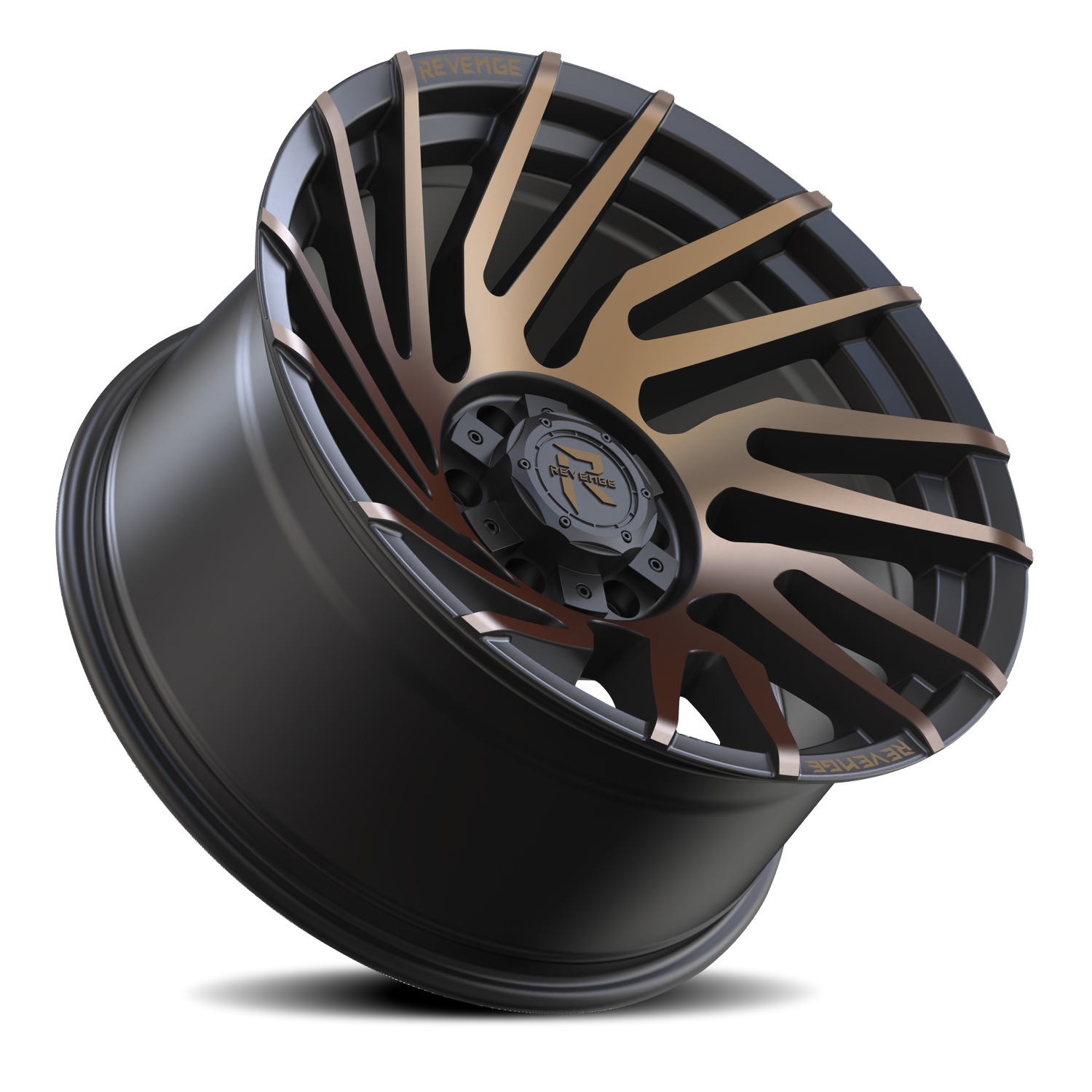 REVENGE OFFROAD RV207 20X10 -19 6X135/6X139.7 SATIN BRONZE BRONZE MACHINED-DOUBLE DARK TINT