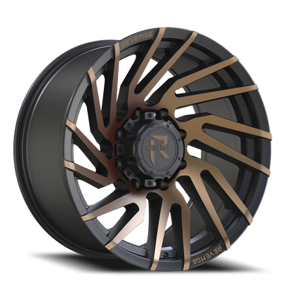REVENGE OFFROAD RV207 20X10 -19 8X180 SATIN BRONZE BRONZE MACHINED-DOUBLE DARK TINT