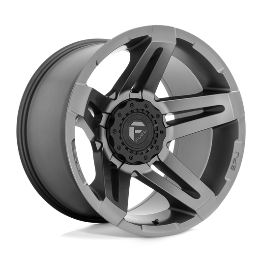 Fuel 1Pc D764 SFJ - 20x10 -18mm Blank MATTE GUNMETAL Wheel | D764200000-18