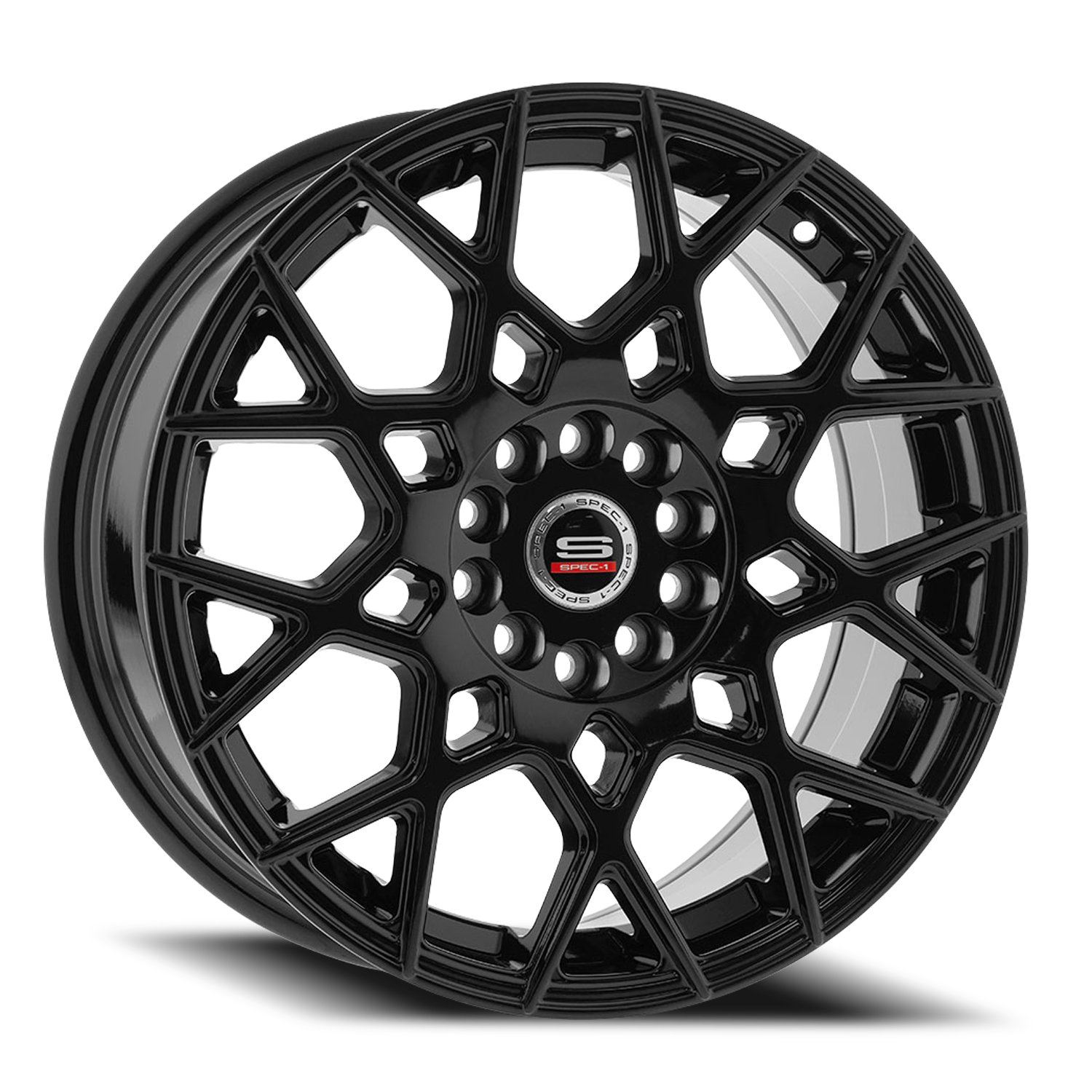 SPEC-1 SP-52 18X8 38 4X100/4X114.3 GLOSS BLACK