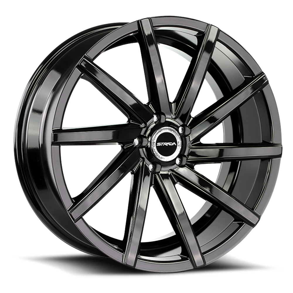 STRADA S41 SEGA 20X8.5 35MM 5X112 ALL GLOSS BLACK | S41051235GB