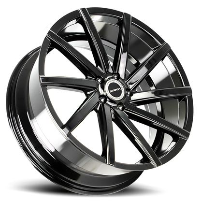 STRADA S41 SEGA 20X8.5 35MM 5X112 ALL GLOSS BLACK | S41051235GB