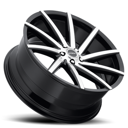 STRADA S41 SEGA 20X8.5 35MM 5X114.3 GLOSS BLACK MACHINED | S41051435GBM