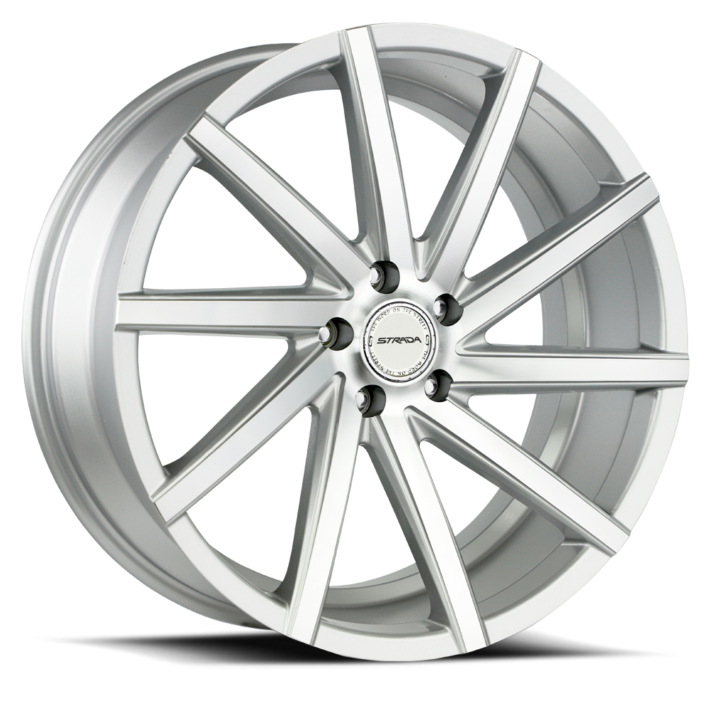 STRADA S41 SEGA 22X9 15MM 5X115 SILVER MACHINED | S41251515SM