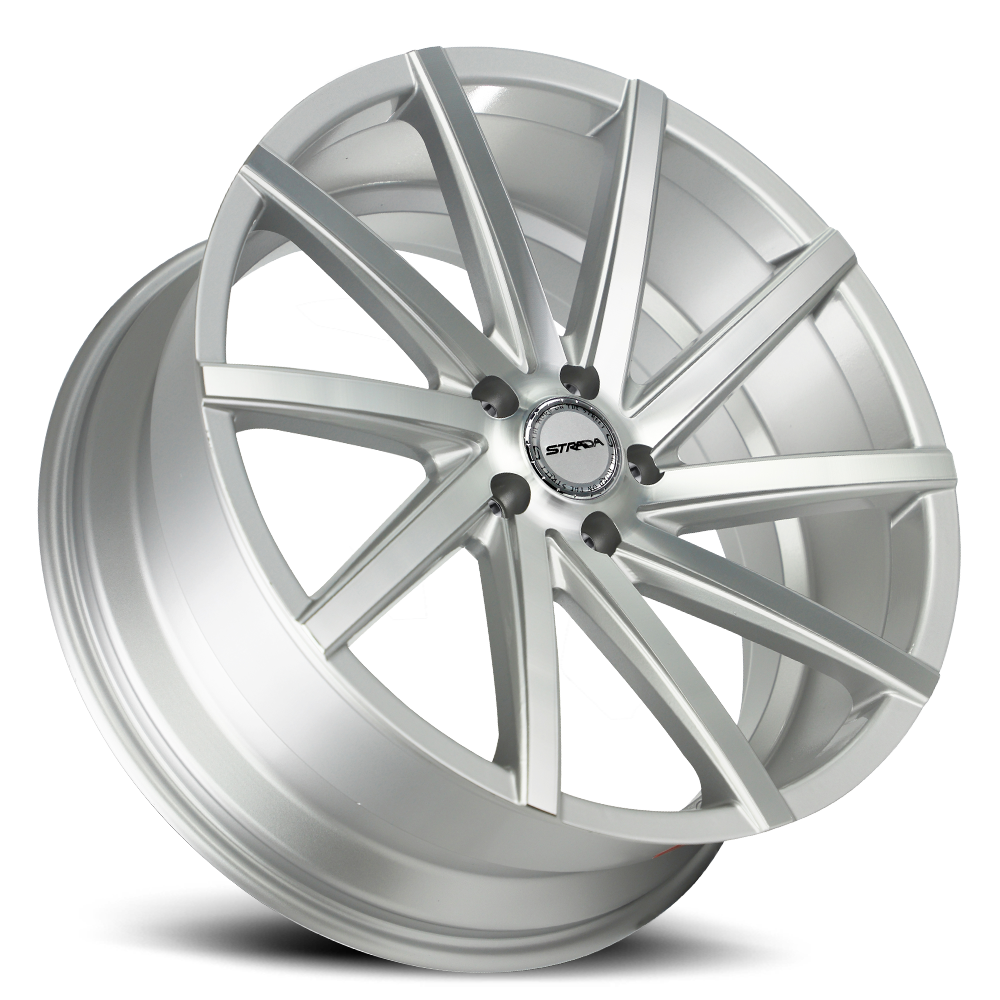 STRADA S41 SEGA 22X9 15MM 5X115 SILVER MACHINED | S41251515SM