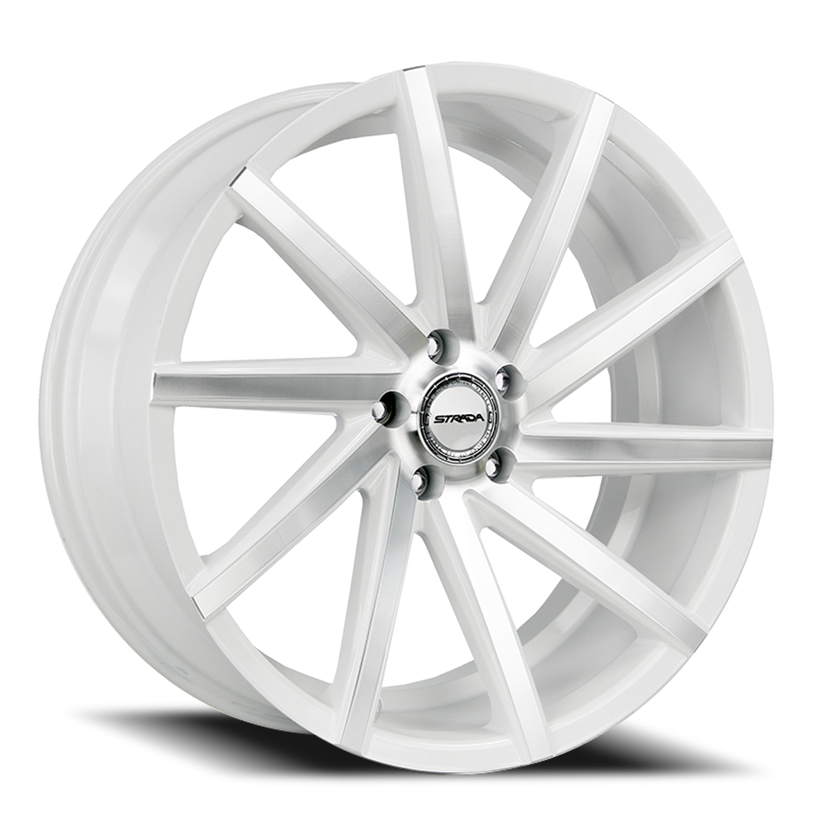 STRADA S41 SEGA 22X9 35MM 5X114.3 WHITE MACHINED | S41251435WM