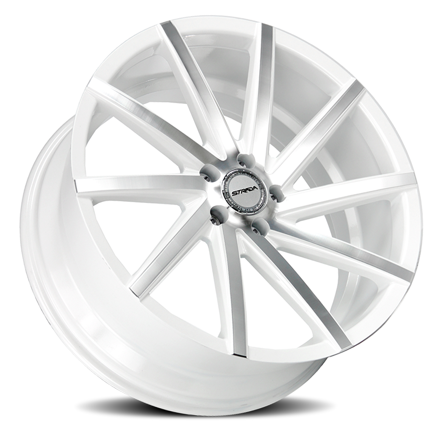 STRADA S41 SEGA 22X9 35MM 5X114.3 WHITE MACHINED | S41251435WM