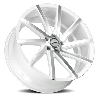 STRADA S41 SEGA 22X9 35MM 5X114.3 WHITE MACHINED | S41251435WM