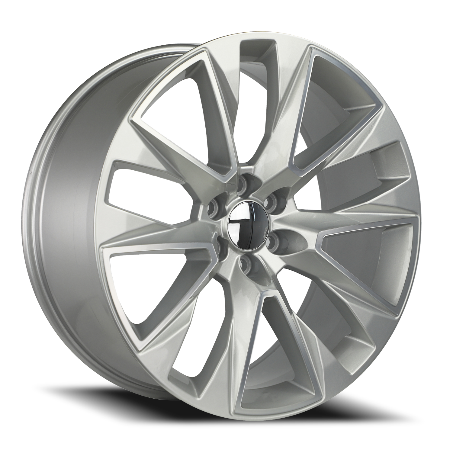 Strada Wheel Replicas Silverado R202 26x10 31 6x139.7 Machined Silver