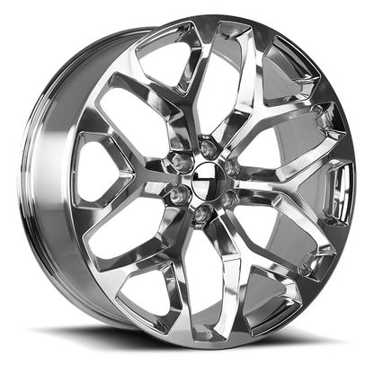 Strada Wheel Replicas Snowflake R176 22x9 31 6x139.7 Polished High Polished