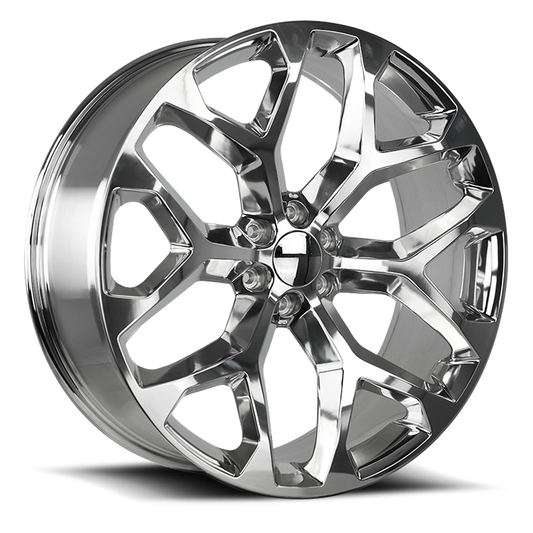 Strada Wheel Replicas Snowflake R176 22x9 31 6x139.7 Polished High Polished