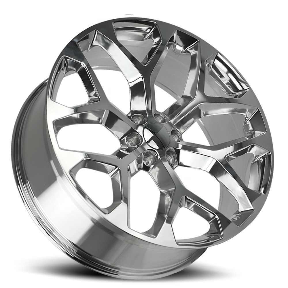 Strada Wheel Replicas Snowflake R176 22x9 31 6x139.7 Polished High Polished