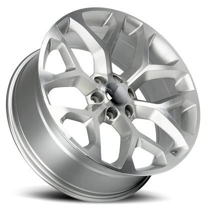 Strada Wheel Replicas Snowflake R176 20x9 24 6x139.7 Silver Machined