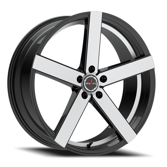 IGNITE G01 SPARK 22X8.5 35MM 5X112 GLOSS BLACK MACHINED | G0128551235GBM
