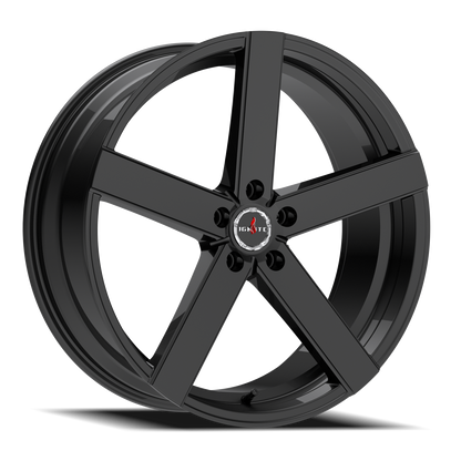 IGNITE G01 SPARK 20X8.5 35MM 5X108 ALL GLOSS BLACK | G0108550835GB