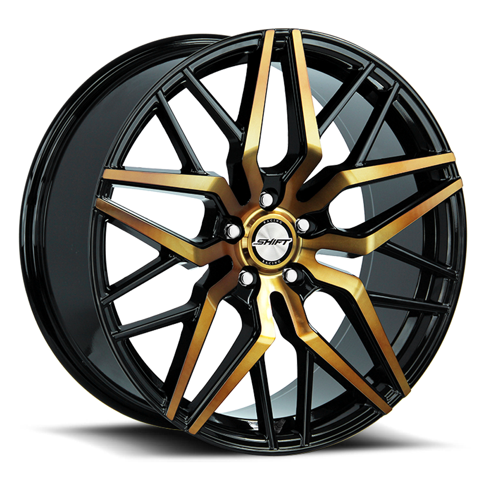 SHIFT H33 SPRING 18X8 35MM 5X100 BLACK MACHINED BRONZE | H33850035BMBZ