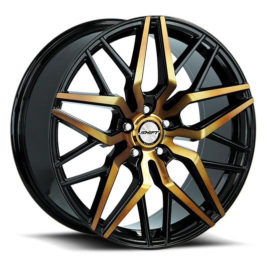 SHIFT H33 SPRING 18X8 35MM 5X100 BLACK MACHINED BRONZE | H33850035BMBZ