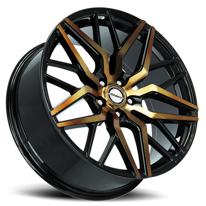 SHIFT H33 SPRING 18X8 35MM 5X100 BLACK MACHINED BRONZE | H33850035BMBZ