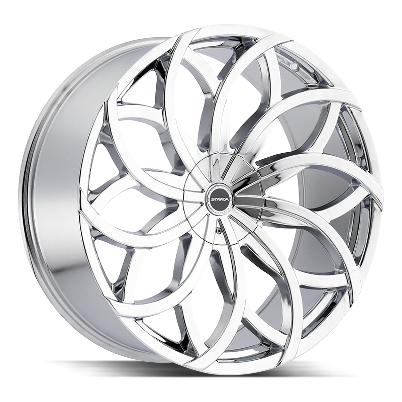 STRADA S61 HURACAN 22X9.5 18MM BLANK CHROME | S61200018
