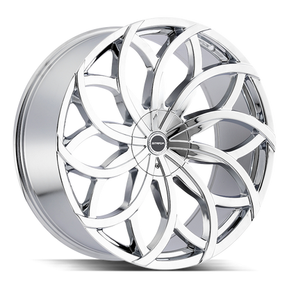 STRADA S61 HURACAN 22X9.5 18MM BLANK CHROME | S61200018
