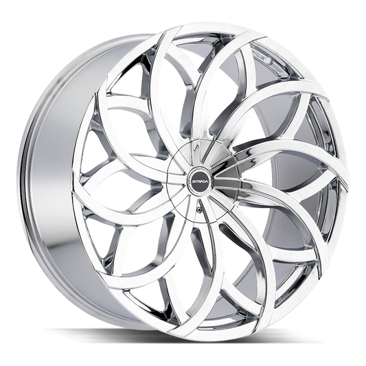 STRADA S61 HURACAN 22X9.5 18MM BLANK CHROME | S61200018