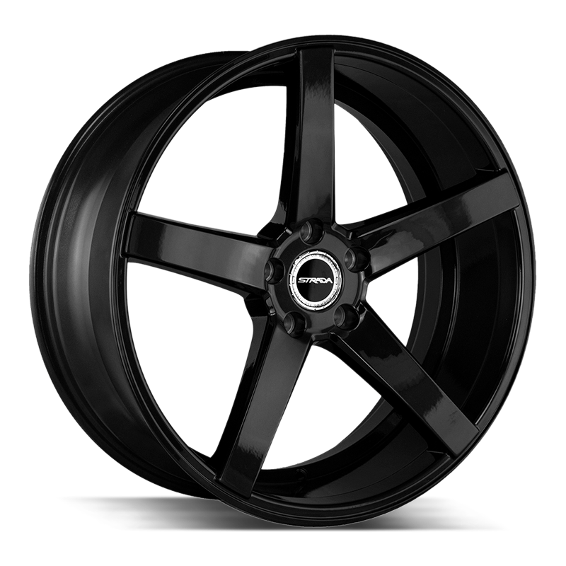 STRADA S35 PERFETTO 17X7.5 35MM 4X100/4X114.3 ALL GLOSS BLACK | S35740035GB