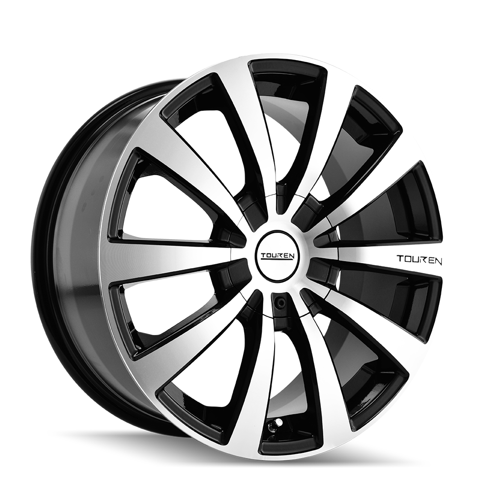 TOUREN TR3 3130 17X7 40MM 5-100/5-114.3 72.62MM BLACK/MACHINED FACE/MACHINED LIP