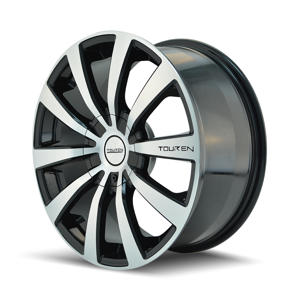TOUREN TR3 3130 17X7 40MM 5x105/5x114.3 72.62MM BLACK/MACHINED FACE/MACHINED LIP