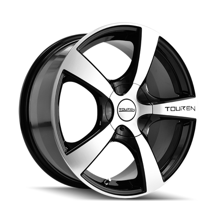 TOUREN TR9 3190 16X7 42MM 5-110/5-115 72.62MM BLACK/MACHINED FACE/MACHINED LIP