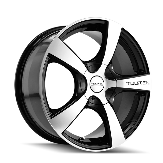 TOUREN TR9 3190 17X7 42MM 5x100/5x114.3 72.62MM BLACK/MACHINED FACE/MACHINED LIP