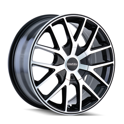 TOUREN TR60 3260 17X7.5 42MM 4-100/4-114.3 67.1MM BLACK/MACHINED FACE/BLACK RING