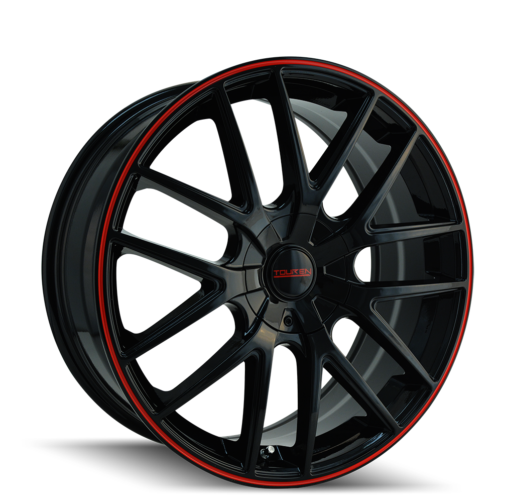 TOUREN TR60 3260 18X8 40MM 5-110/5-115 72.62MM BLACK/RED RING