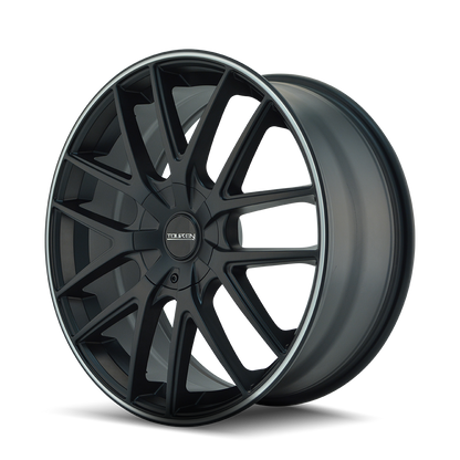 TOUREN TR60 3260 20X8.5 40MM 5-110/5-115 72.62MM MATTE BLACK/MACHINED RING