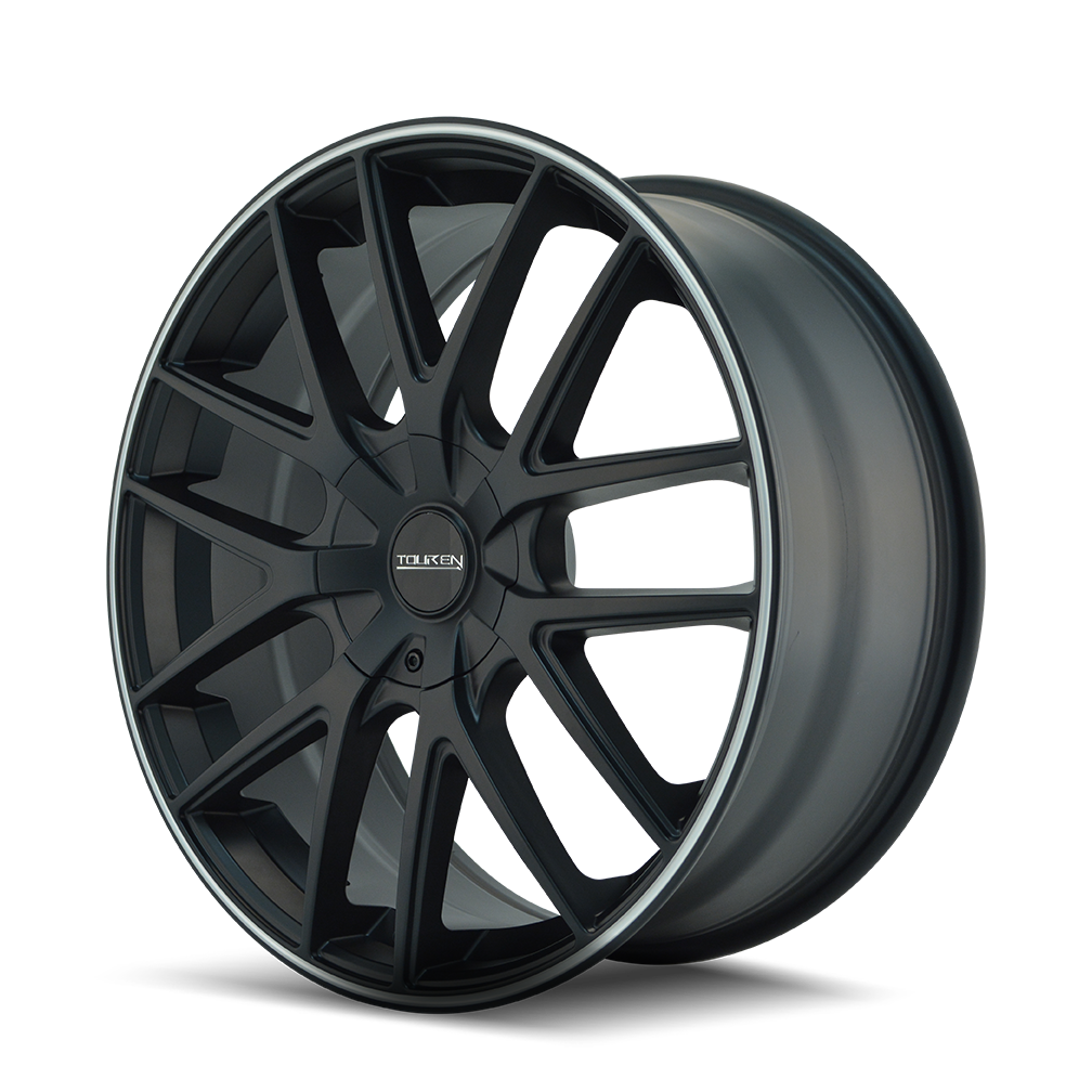 TOUREN TR60 3260 20X8.5 40MM 5-112/5-120 74.1MM MATTE BLACK/MACHINED RING
