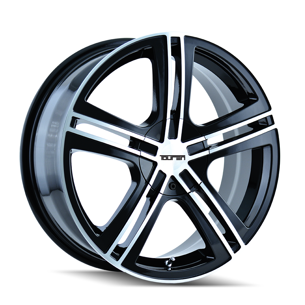 TOUREN TR62 3262 16X7 40MM 4-100/4-114.3 67.1MM BLACK/MACHINED FACE/MACHINED LIP