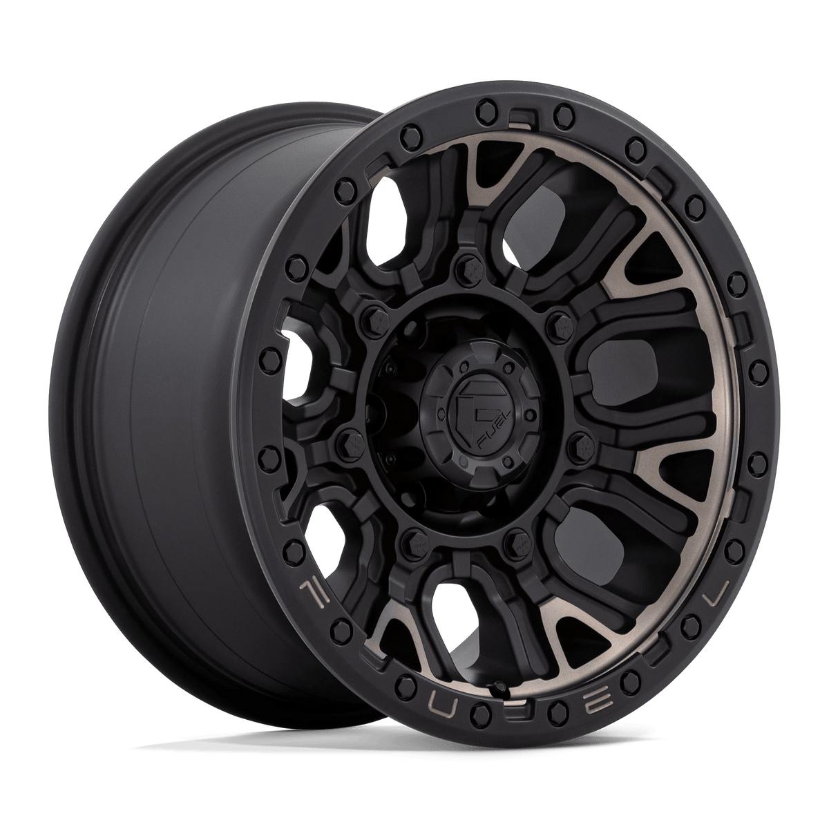 FUEL D824 TRACTION 17X9 6X5.5 M-BLK-DDT 1MM
