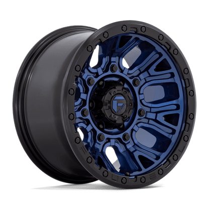 FUEL D827 TRACTION 17X9 6X5.5 DK-BLUE BLK-RG -12MM