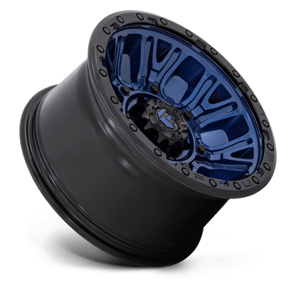 FUEL D827 TRACTION 17X9 6X5.5 DK-BLUE BLK-RG -12MM