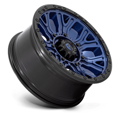 FUEL D827 TRACTION 20X9 6X5.5 DK-BLUE BLK-RG 1MM