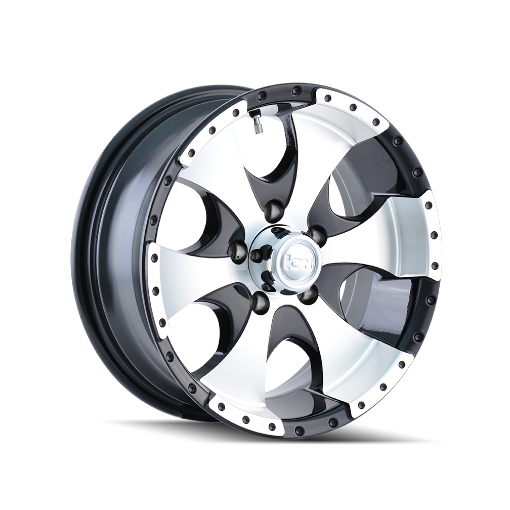 ION 136 136 14X6 0 5x114.3 BLACK/MACHINED