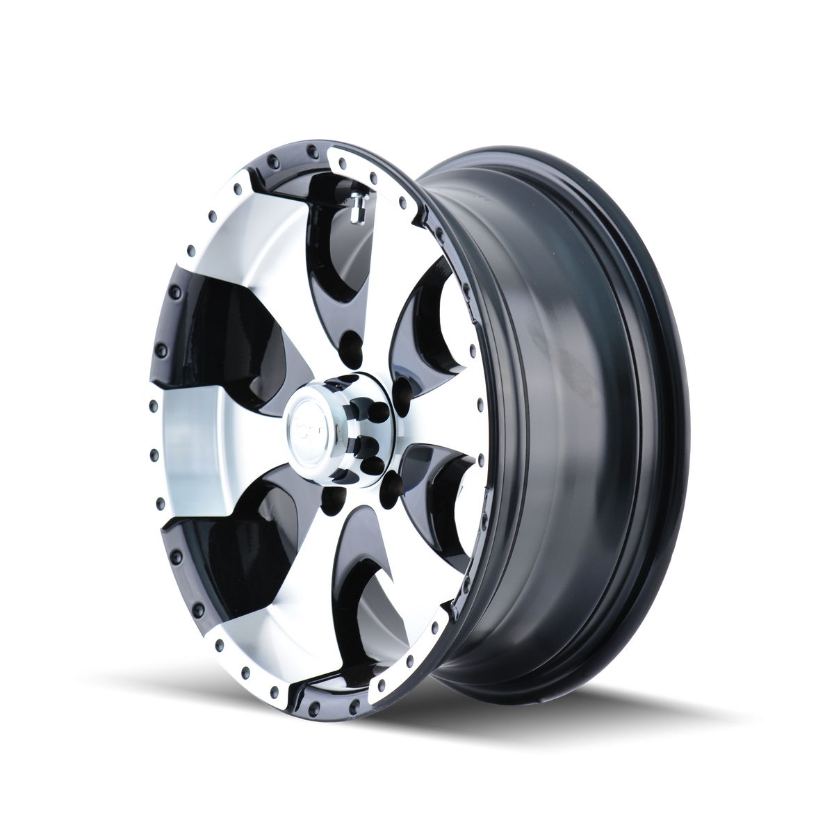 ION 136 136 15X6 0 5x114.3 BLACK/MACHINED