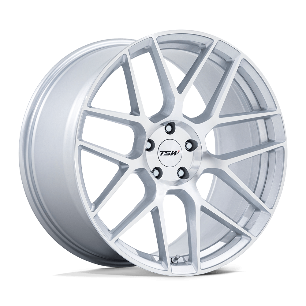 TSW TW002 LASARTHE 22X9 20 5X112 GLOSS SILVER MACHINED