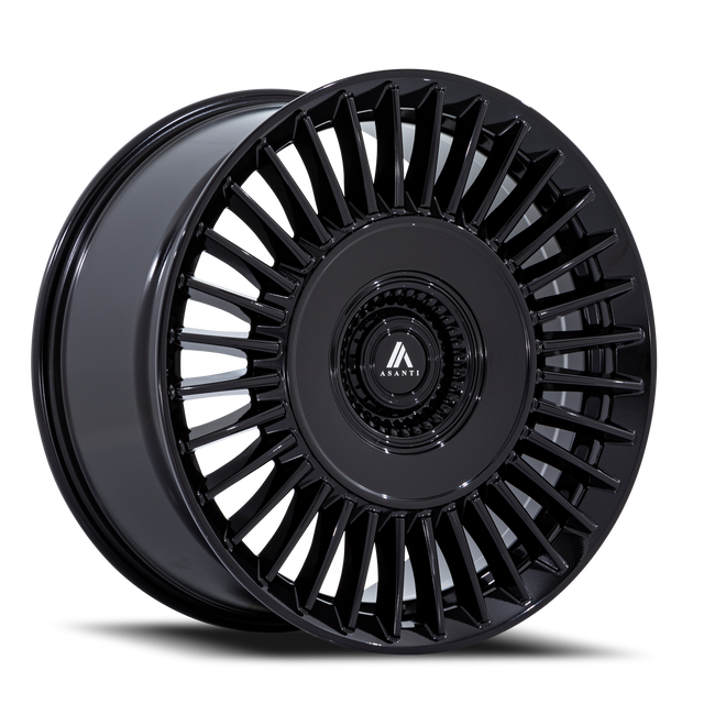 ASANTI BLACK AB040 TIARA 20x10.5 18 Blank GLOSS BLACK