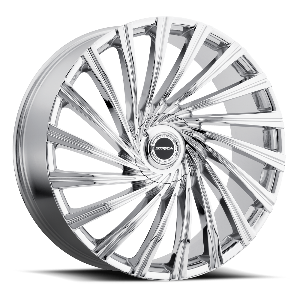 STRADA S49 TORNADO 22X9.5 13MM 5X115/5X120 CHROME | S49250115