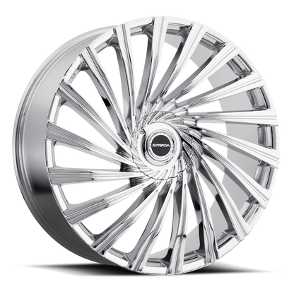 STRADA S49 TORNADO 24X10 15MM 5X115/5X120 CHROME | S49450115