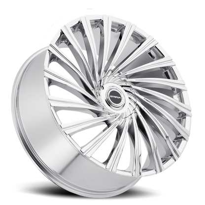 STRADA S49 TORNADO 22X9.5 13MM 5X115/5X120 CHROME | S49250115