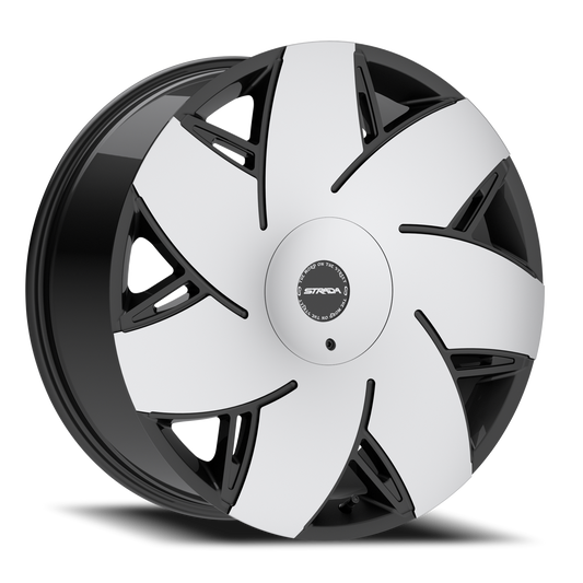 STRADA S67 TURBINA 22X9 24MM 6X135/6X139.7 GLOSS BLACK MACHINED | S6729060724GBM